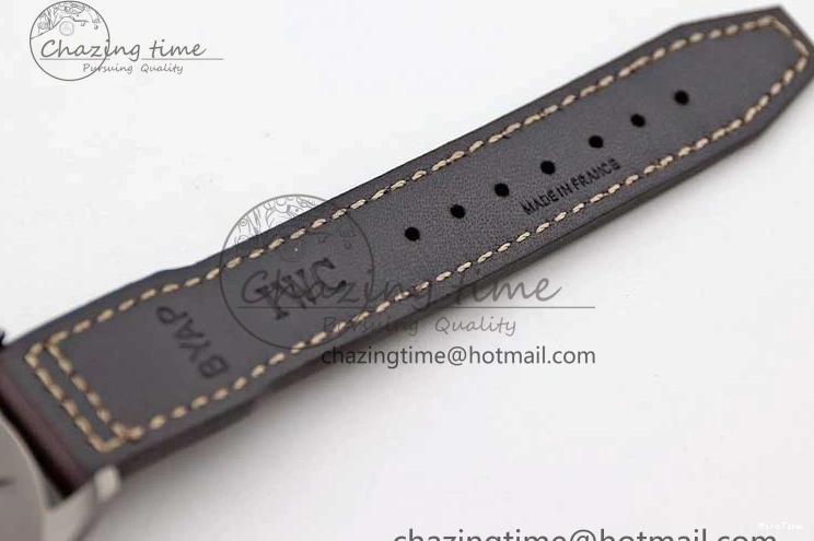 MIROTIME 0315 Mark XVIII IW327006 Titanium M+F 1:1 Best Edition Black Dial on Brown Leather Strap A Efficient 7052